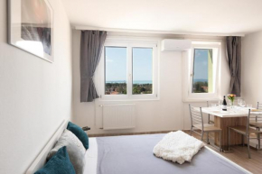 Napfényes, panorámás apartman, Siófok belvárosában